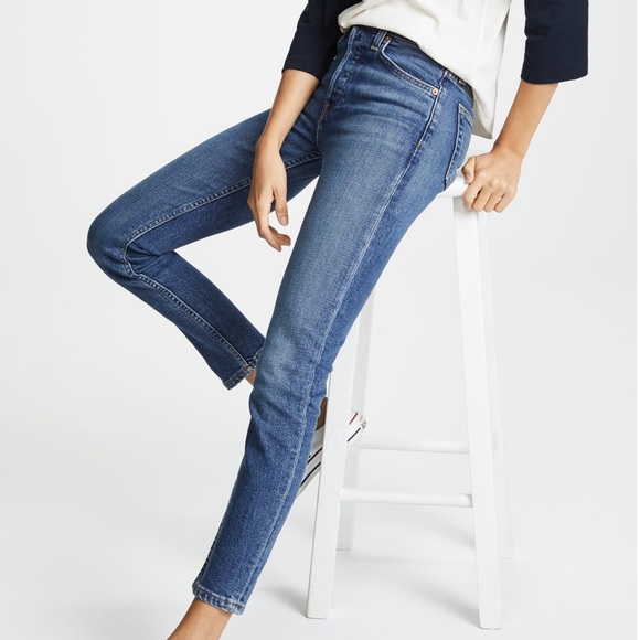 RE/DONE
High Rise Ankle Crop Jeans - Picture 5 of 15